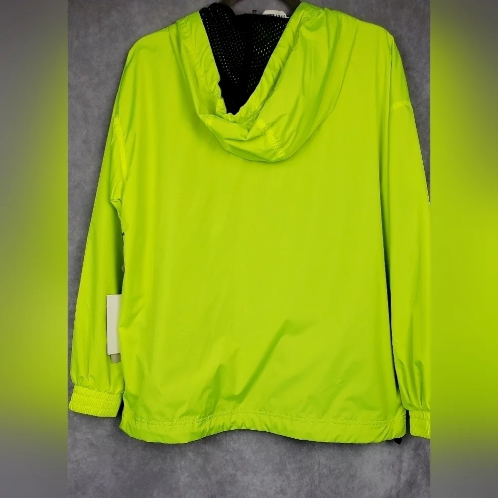 DKNY Sport Women’s Pull Over 1/4 zip Neon Jacket Szie XS‎